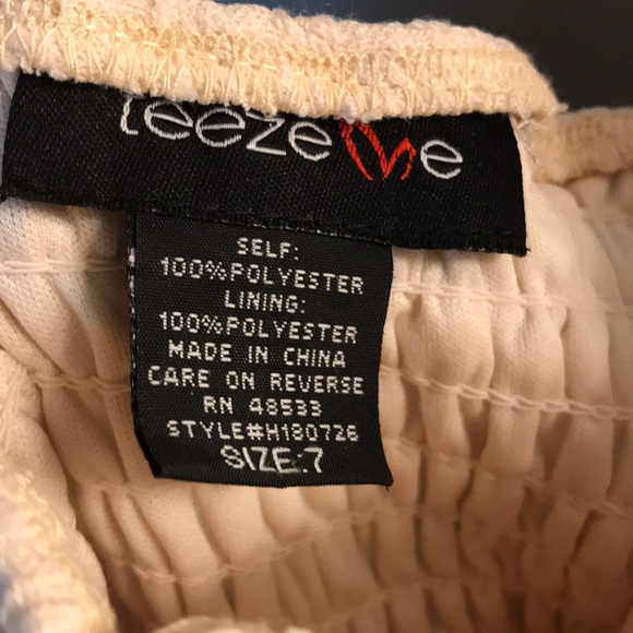 100% polyester halter top maxi with sheer bottom - Picture 8 of 8